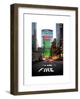 The Metlife Building Towers over Grand Central Terminal at Nightfall-Philippe Hugonnard-Framed Art Print