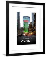 The Metlife Building Towers over Grand Central Terminal at Nightfall-Philippe Hugonnard-Framed Art Print