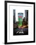 The Metlife Building Towers over Grand Central Terminal at Nightfall-Philippe Hugonnard-Framed Art Print