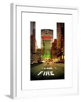 The Metlife Building Towers over Grand Central Terminal at Nightfall-Philippe Hugonnard-Framed Art Print