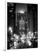 The Metlife Building Towers over Grand Central Terminal by Night-Philippe Hugonnard-Framed Photographic Print