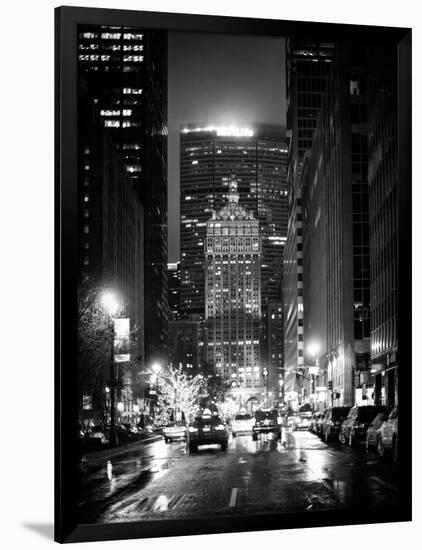 The Metlife Building Towers over Grand Central Terminal by Night-Philippe Hugonnard-Framed Photographic Print