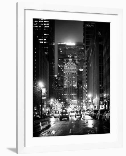 The Metlife Building Towers over Grand Central Terminal by Night-Philippe Hugonnard-Framed Photographic Print