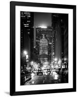 The Metlife Building Towers over Grand Central Terminal by Night-Philippe Hugonnard-Framed Photographic Print