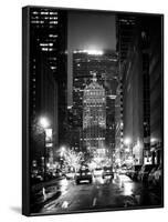 The Metlife Building Towers over Grand Central Terminal by Night-Philippe Hugonnard-Framed Photographic Print