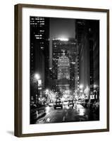 The Metlife Building Towers over Grand Central Terminal by Night-Philippe Hugonnard-Framed Photographic Print