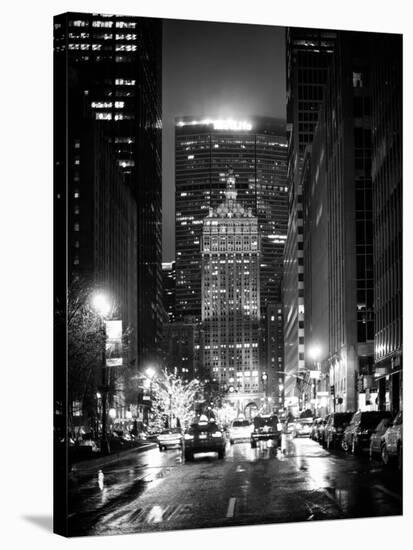 The Metlife Building Towers over Grand Central Terminal by Night-Philippe Hugonnard-Stretched Canvas