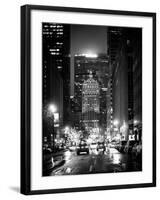 The Metlife Building Towers over Grand Central Terminal by Night-Philippe Hugonnard-Framed Premium Photographic Print