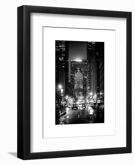 The Metlife Building Towers over Grand Central Terminal by Night-Philippe Hugonnard-Framed Art Print