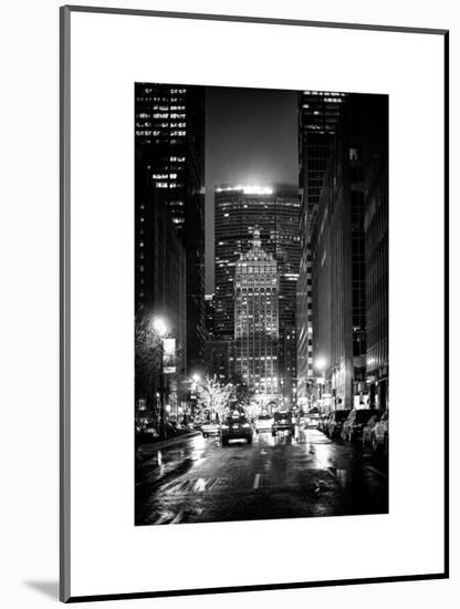 The Metlife Building Towers over Grand Central Terminal by Night-Philippe Hugonnard-Mounted Art Print