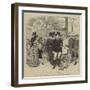 The Metropolitan Horse Show, a Sketch at the Agricultural Hall-Charles Green-Framed Giclee Print