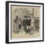 The Metropolitan Horse Show, a Sketch at the Agricultural Hall-Charles Green-Framed Giclee Print