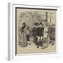 The Metropolitan Horse Show, a Sketch at the Agricultural Hall-Charles Green-Framed Giclee Print