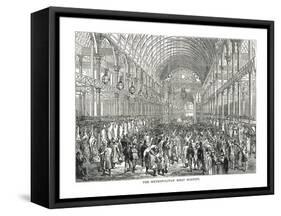 The Metropolitan Meat Market, 1878-null-Framed Stretched Canvas