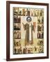 The Metropolitan Peter of Moscow with Scenes from His Life, 1480s-Dionysius-Framed Giclee Print