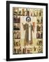 The Metropolitan Peter of Moscow with Scenes from His Life, 1480s-Dionysius-Framed Giclee Print