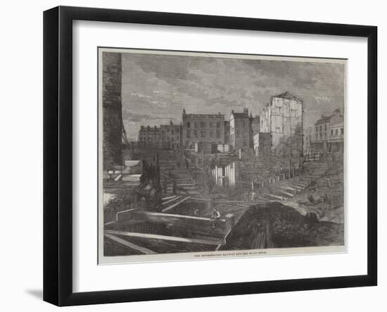 The Metropolitan Railway and the Fleet Ditch-null-Framed Giclee Print