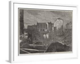 The Metropolitan Railway and the Fleet Ditch-null-Framed Giclee Print