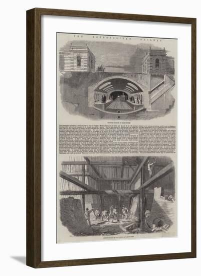 The Metropolitan Railway-null-Framed Giclee Print