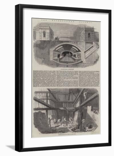 The Metropolitan Railway-null-Framed Giclee Print