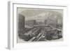 The Metropolitan (Underground) Railway, Works in Progress at King'S-Cross-Percy William Justyne-Framed Giclee Print