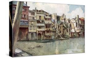The Meuse River, Verdun, France, June 1916-Francois Flameng-Stretched Canvas