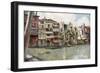 The Meuse River, Verdun, France, June 1916-Francois Flameng-Framed Giclee Print