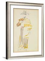 The Mexican, 1862 (W/C on Paper)-Edouard Manet-Framed Giclee Print