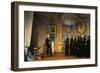 The Mexican Delegation Offering the Mexican Imperial Crown to Maximilian of Habsburg-Cesare Dell'acqua-Framed Giclee Print