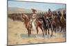 The Mexican Major, 1889-Frederic Remington-Mounted Premium Giclee Print