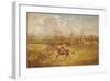 The Meynell - Evening Hunt from Eaton Wood-John King-Framed Premium Giclee Print