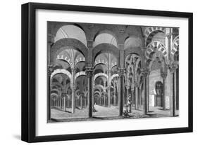 The Mezquita, Córdoba, Spain, 1849-A Bisson-Framed Giclee Print