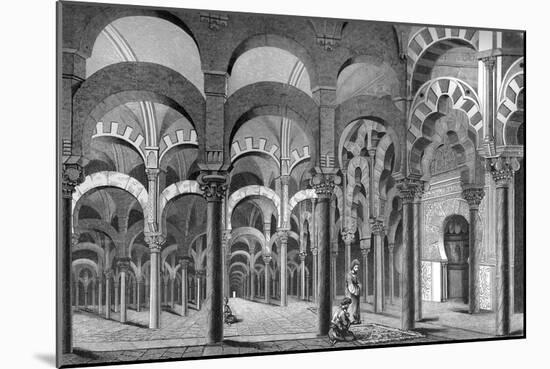 The Mezquita, Córdoba, Spain, 1849-A Bisson-Mounted Giclee Print