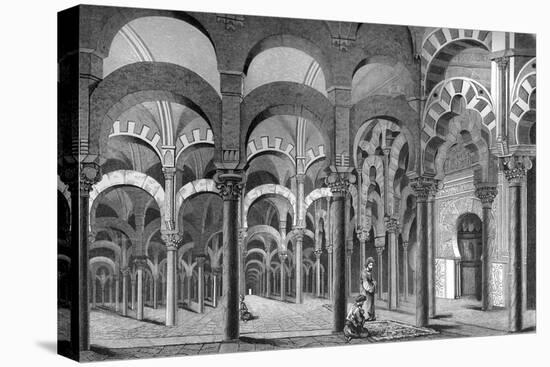 The Mezquita, Córdoba, Spain, 1849-A Bisson-Stretched Canvas