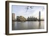 The Mi5 Building, St. George's Tower, Vauxhall Bridge and the River Thames, London, England-Howard Kingsnorth-Framed Photographic Print