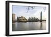 The Mi5 Building, St. George's Tower, Vauxhall Bridge and the River Thames, London, England-Howard Kingsnorth-Framed Photographic Print