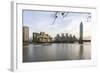 The Mi5 Building, St. George's Tower, Vauxhall Bridge and the River Thames, London, England-Howard Kingsnorth-Framed Photographic Print