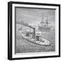 The Miantonoma, Twin- Turret Armoured Monitor Launched 1863-null-Framed Giclee Print