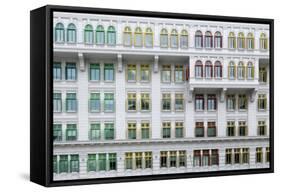 The Mica Building, a Singapore National Monument, the Headquarters of Ministry of Information-John Woodworth-Framed Stretched Canvas