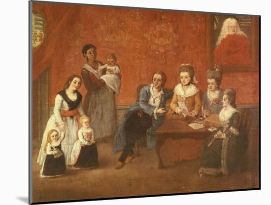 The Michiel Family, Ca 1780-Pietro Longhi-Mounted Giclee Print