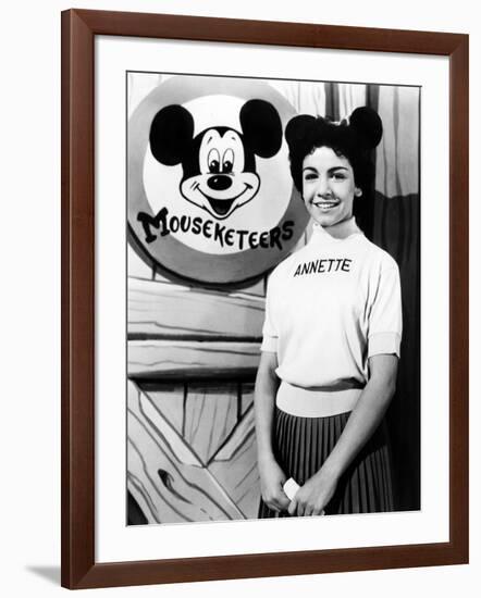 The Mickey Mouse Club, Annette Funicello, 1955-59-null-Framed Photo