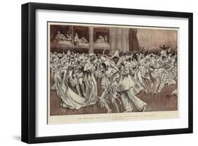 The Mid-Lent Festival at Nice, the White Ball at the Casino-null-Framed Giclee Print