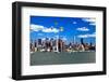 The Mid-Town Manhattan Skyline on A Sunny Day-Gary718-Framed Photographic Print