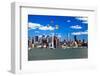 The Mid-Town Manhattan Skyline on A Sunny Day-Gary718-Framed Photographic Print