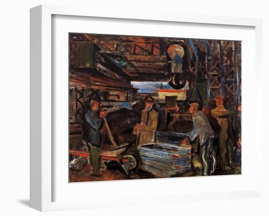 The Midday Hooter-Paolo Ricci-Framed Giclee Print