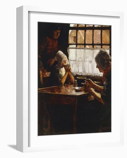 The Midday Meal, (Oil on Canvas)-Stanhope Alexander Forbes-Framed Giclee Print