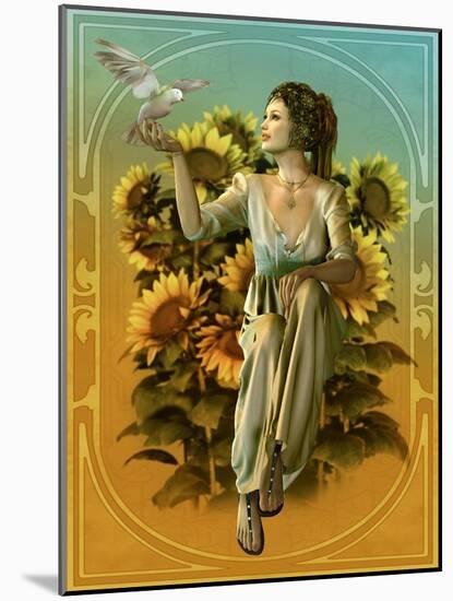 The Midday-Atelier Sommerland-Mounted Art Print