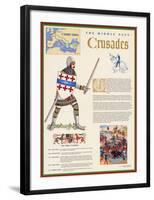 The Middle Ages - The Crusades-null-Framed Art Print