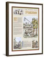 The Middle Ages - The Feudal System-null-Framed Art Print