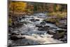 The Middle Branch of the Escanaba River Rapids in autumn, Palmer, Michigan USA-Chuck Haney-Mounted Photographic Print